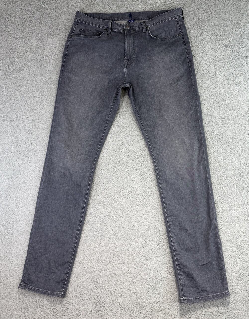 johnnie-O Vinny Stretch 5-Pocket Jean Gray Size 35(fits 36x33)
